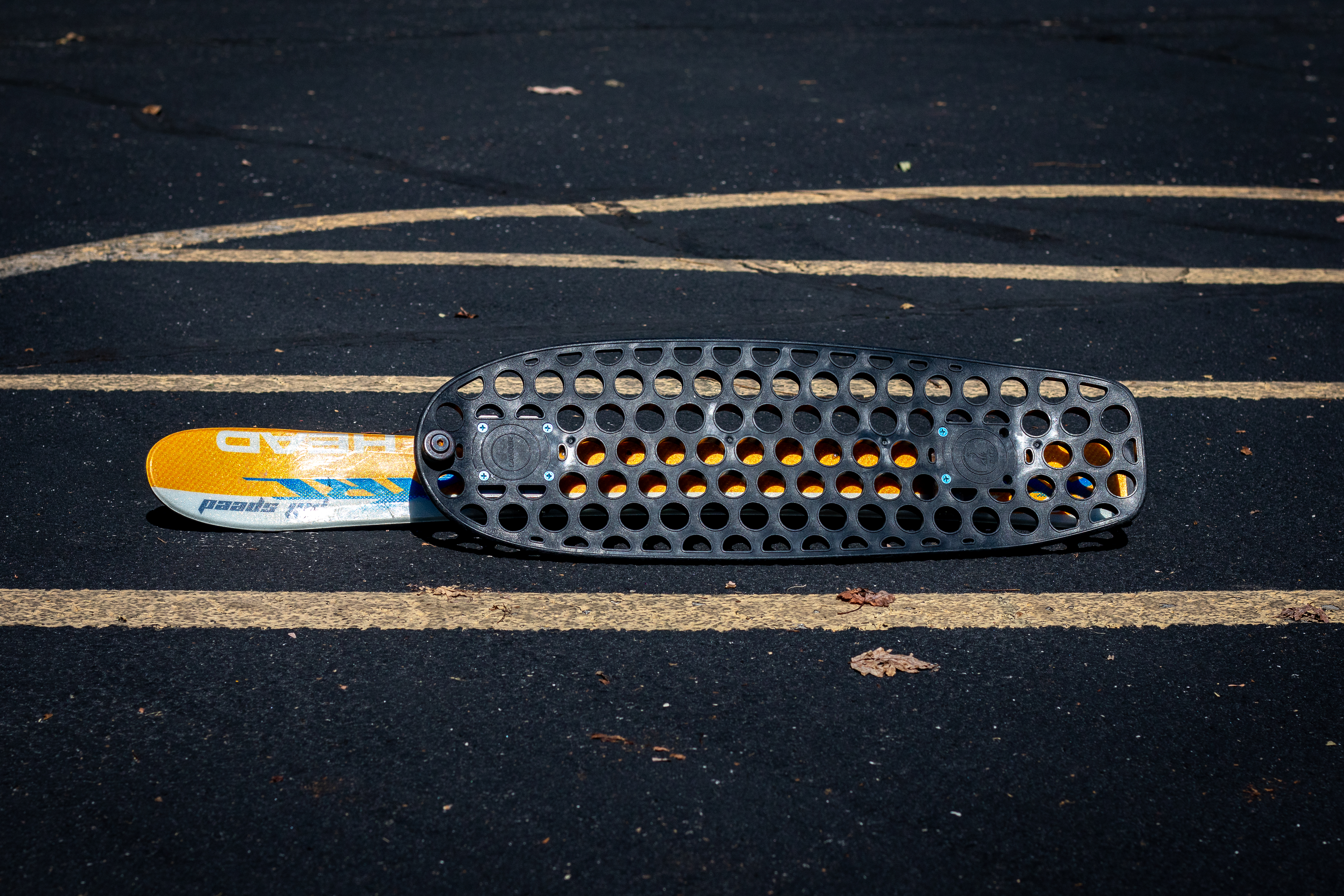 DIY Snowskate from a Kids' Ski